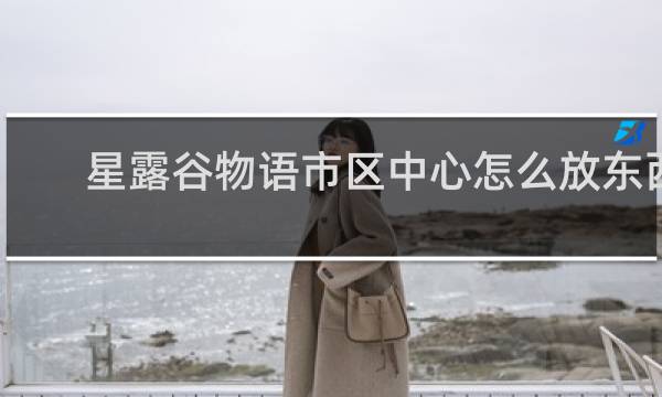 星露谷物语市区中心怎么放东西