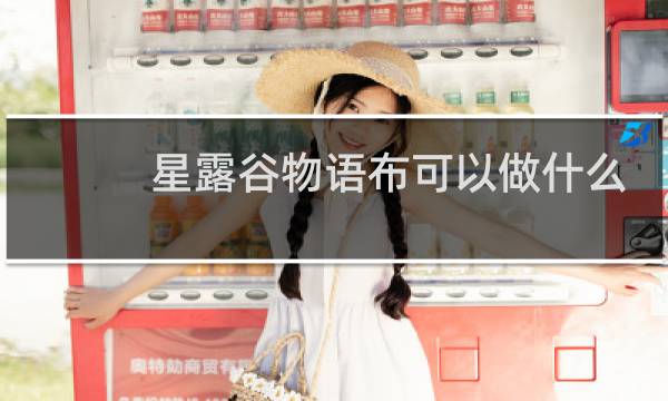 星露谷物语布可以做什么
