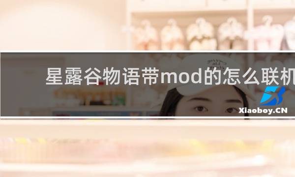 星露谷物语带mod的怎么联机