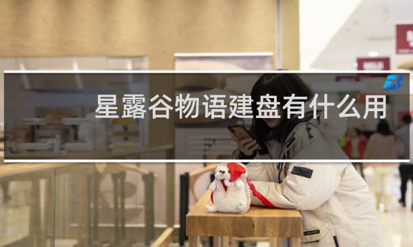 星露谷物语建盘有什么用