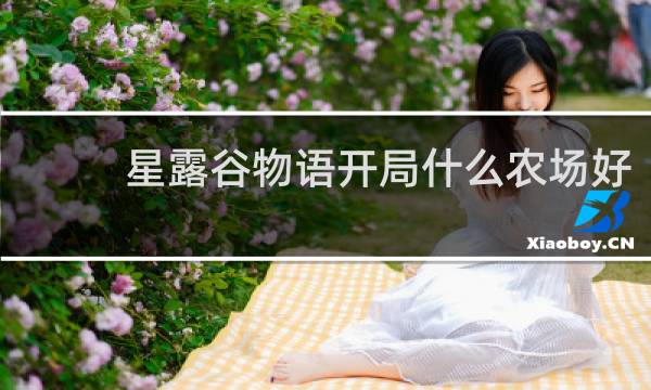 星露谷物语开局什么农场好