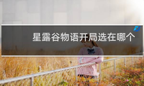 星露谷物语开局选在哪个
