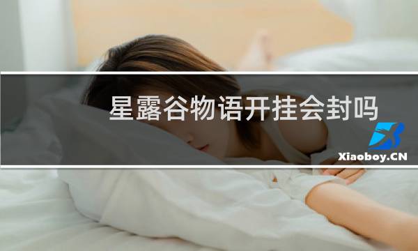 星露谷物语开挂会封吗