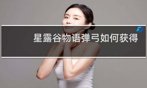 星露谷物语弹弓如何获得