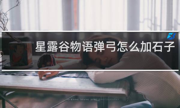 星露谷物语弹弓怎么加石子