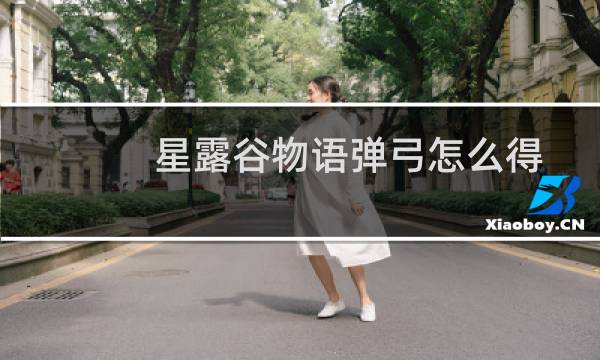 星露谷物语弹弓怎么得