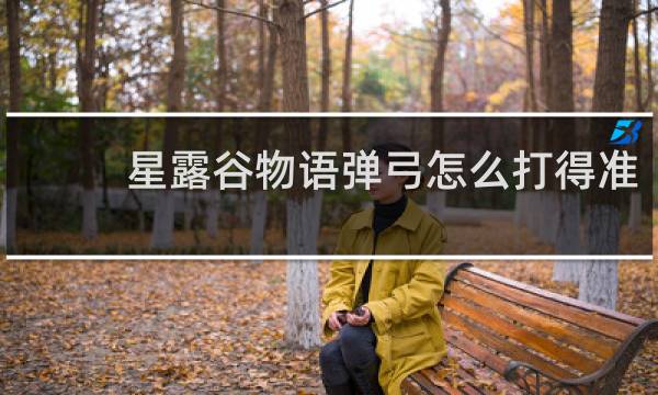 星露谷物语弹弓怎么打得准