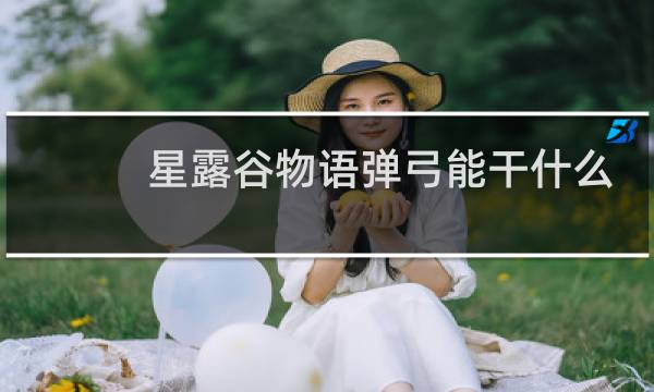 星露谷物语弹弓能干什么