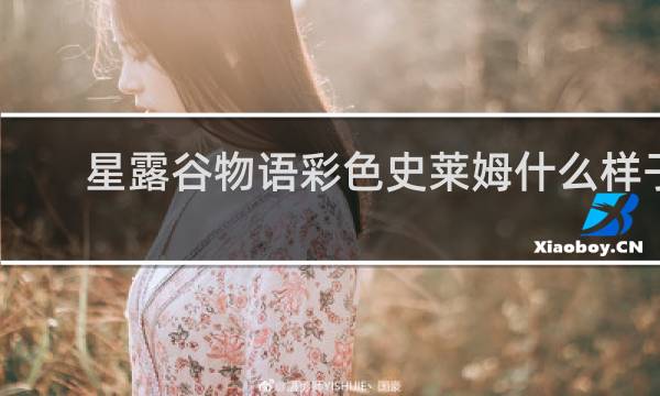 星露谷物语彩色史莱姆什么样子