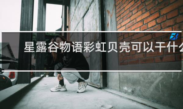 星露谷物语彩虹贝壳可以干什么