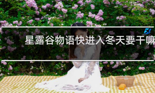 星露谷物语快进入冬天要干嘛