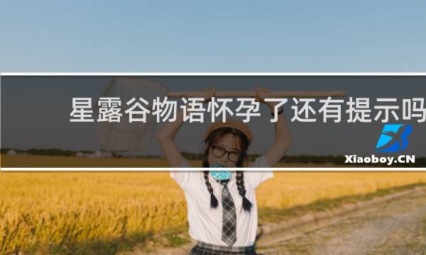 星露谷物语怀孕了还有提示吗