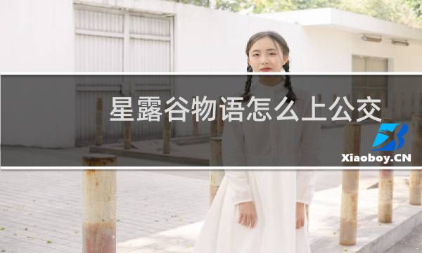 星露谷物语怎么上公交
