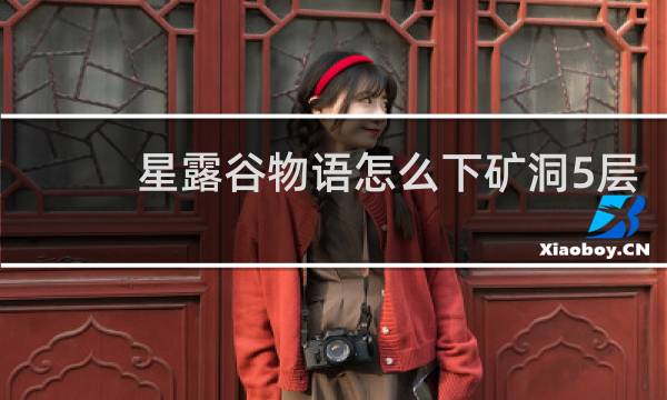 星露谷物语怎么下矿洞5层