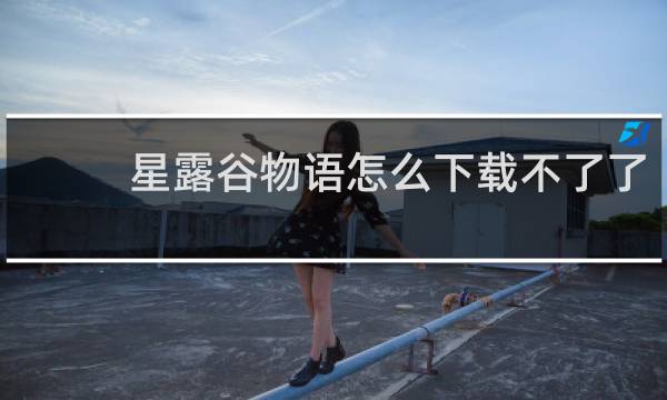 星露谷物语怎么下载不了了