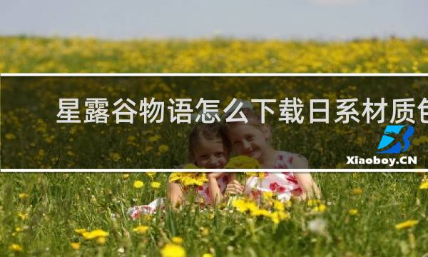 星露谷物语怎么下载日系材质包