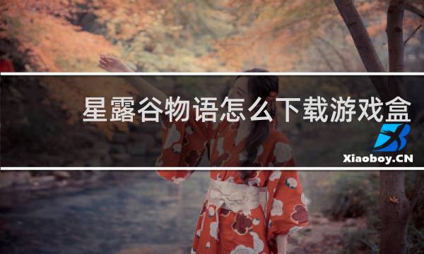 星露谷物语怎么下载游戏盒