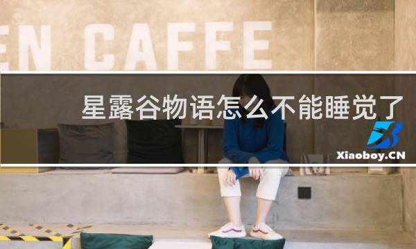 星露谷物语怎么不能睡觉了