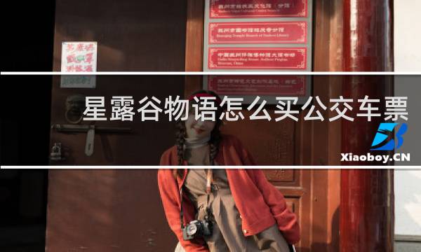 星露谷物语怎么买公交车票