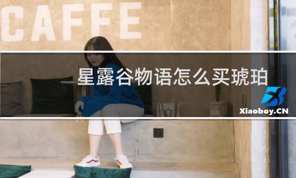星露谷物语怎么买琥珀