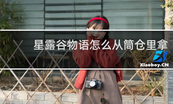 星露谷物语怎么从筒仓里拿