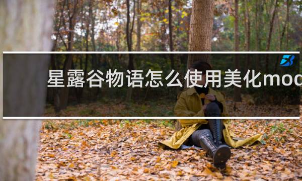 星露谷物语怎么使用美化mod