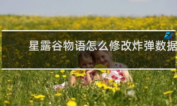 星露谷物语怎么修改炸弹数据