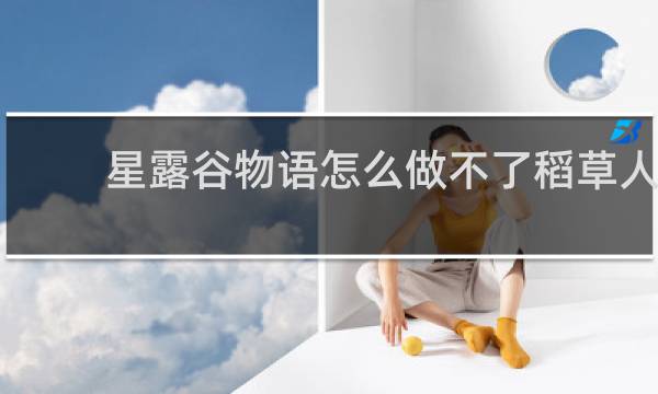 星露谷物语怎么做不了稻草人