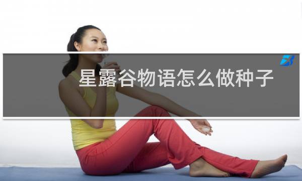 星露谷物语怎么做种子
