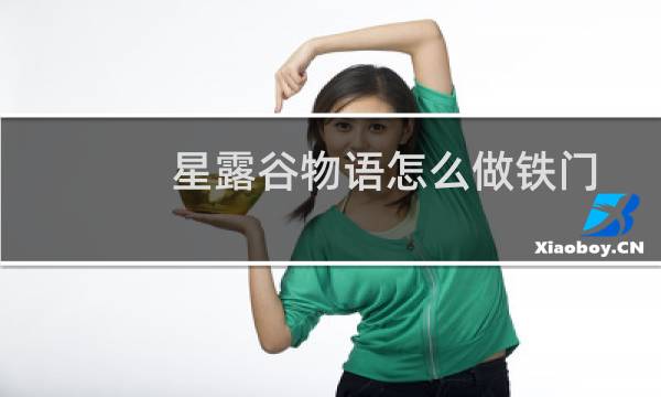 星露谷物语怎么做铁门