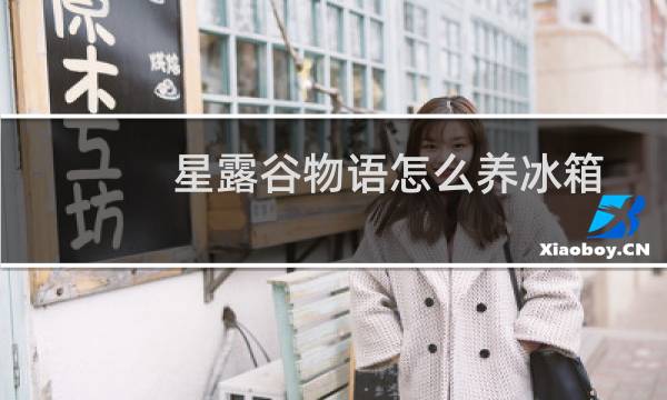 星露谷物语怎么养冰箱