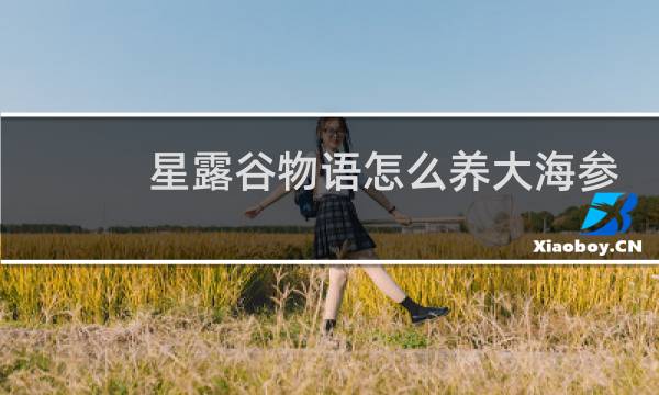 星露谷物语怎么养大海参