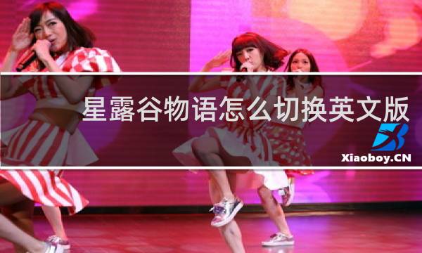 星露谷物语怎么切换英文版