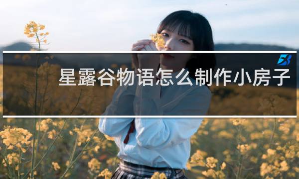 星露谷物语怎么制作小房子
