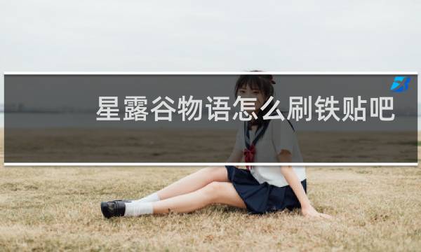 星露谷物语怎么刷铁贴吧