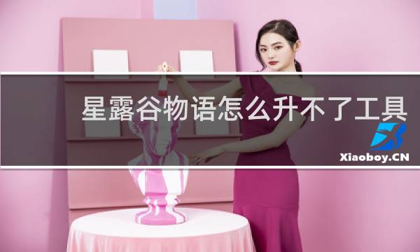 星露谷物语怎么升不了工具