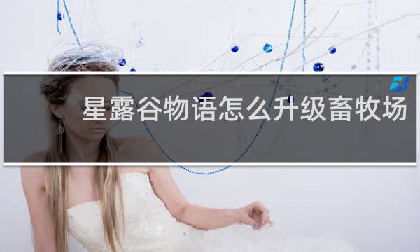 星露谷物语怎么升级畜牧场