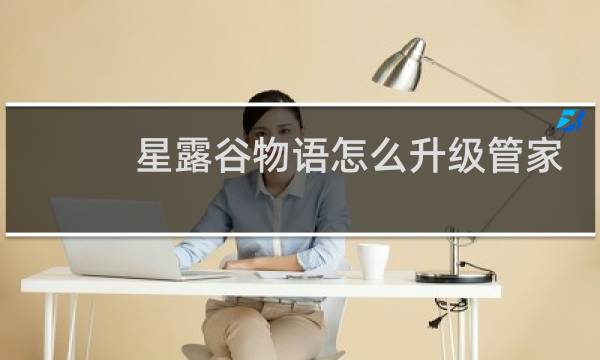 星露谷物语怎么升级管家