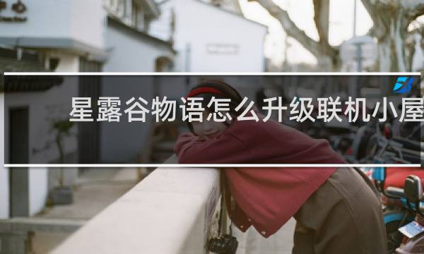 星露谷物语怎么升级联机小屋