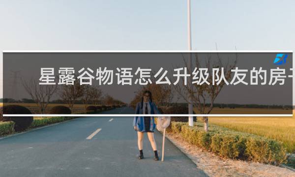 星露谷物语怎么升级队友的房子