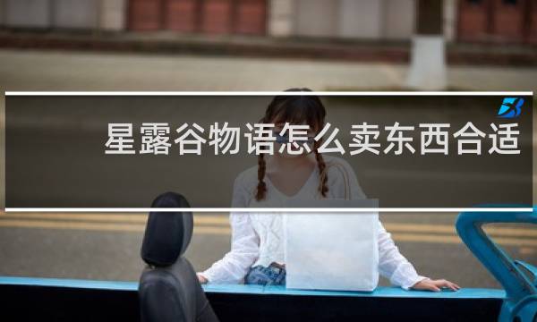 星露谷物语怎么卖东西合适