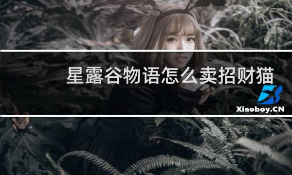 星露谷物语怎么卖招财猫