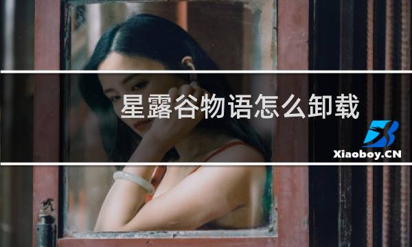 星露谷物语怎么卸载