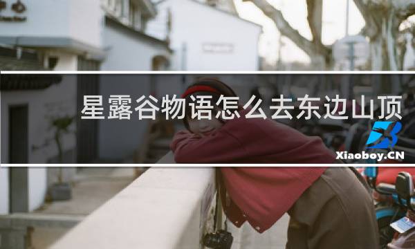 星露谷物语怎么去东边山顶
