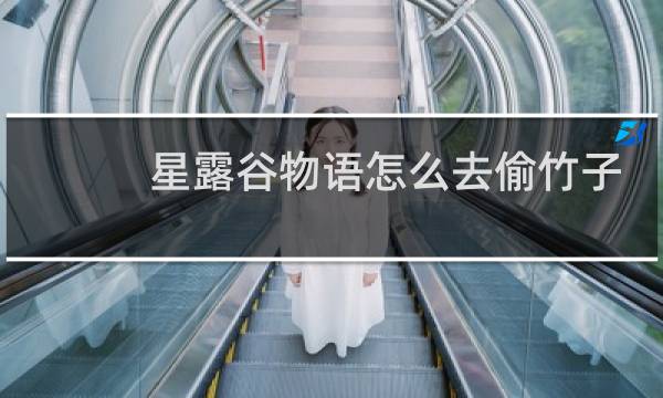 星露谷物语怎么去偷竹子