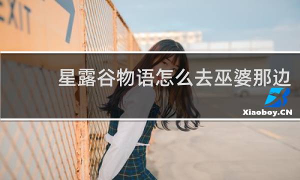 星露谷物语怎么去巫婆那边