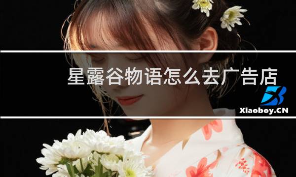 星露谷物语怎么去广告店