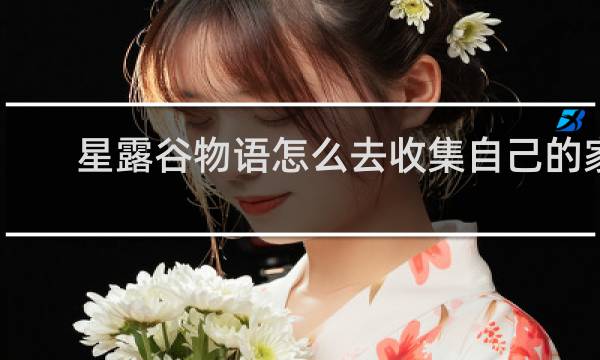 星露谷物语怎么去收集自己的家