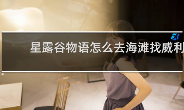 星露谷物语怎么去海滩找威利