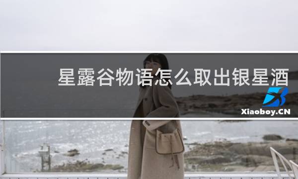 星露谷物语怎么取出银星酒